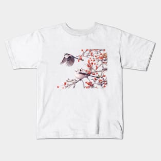 Long-tailed Tits Kids T-Shirt